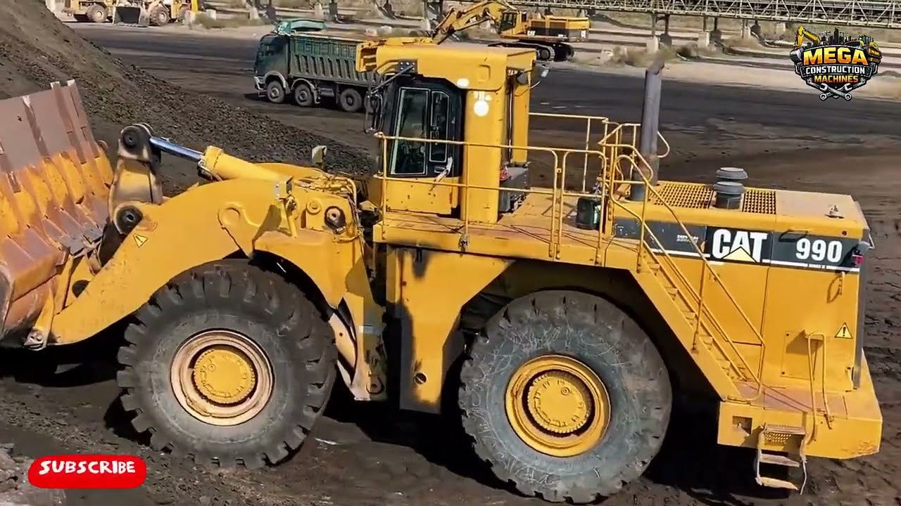 Mega CAT 990 at Work | Massive Coal Loading Operation Unleashed