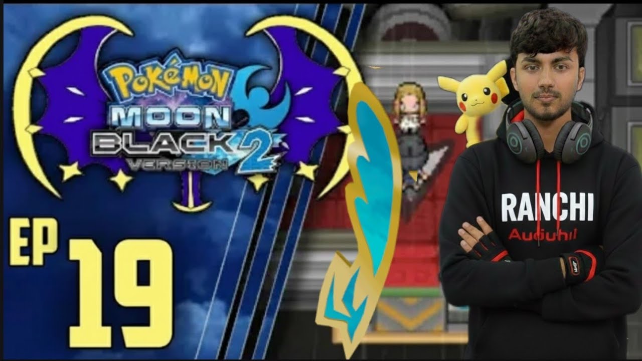Finally Won the 6th Badge! ✈️ Pokémon Moon Black 2 EP 19 (Hindi Gameplay 2026)