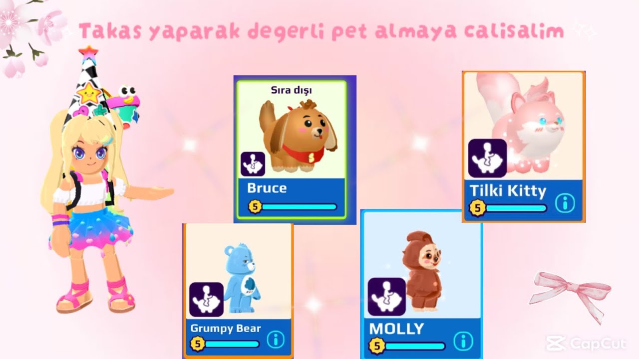 Takas yaparak pet alalim. (Güzel petlere cekilis var)