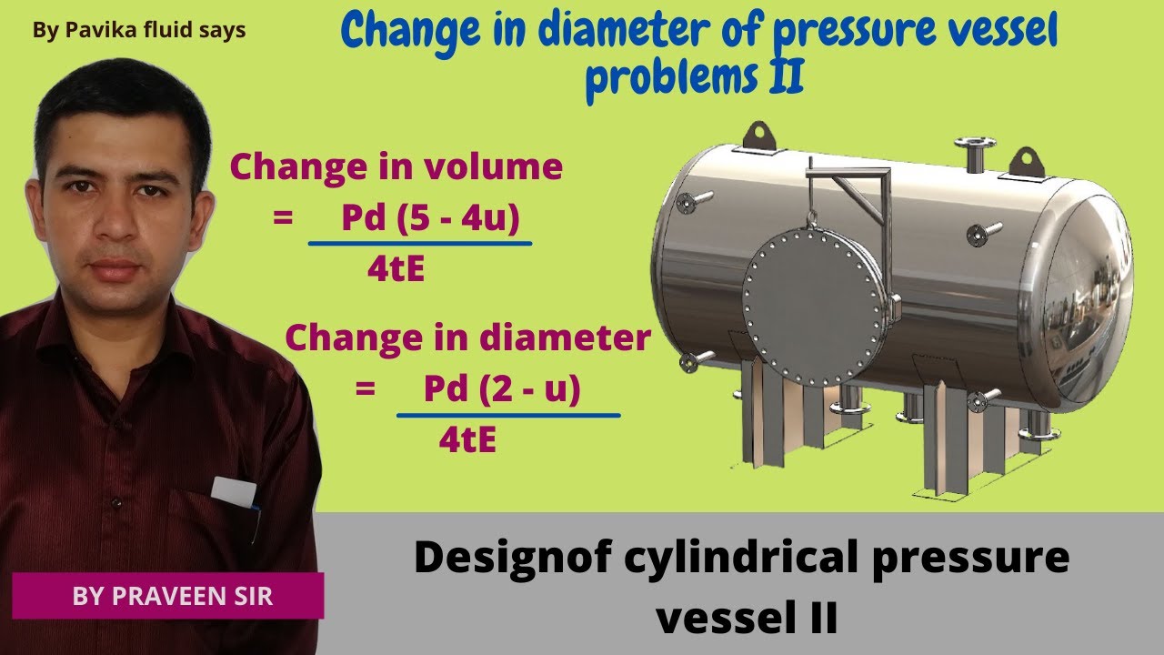 Problems on design of cylindrical pressure vessel II