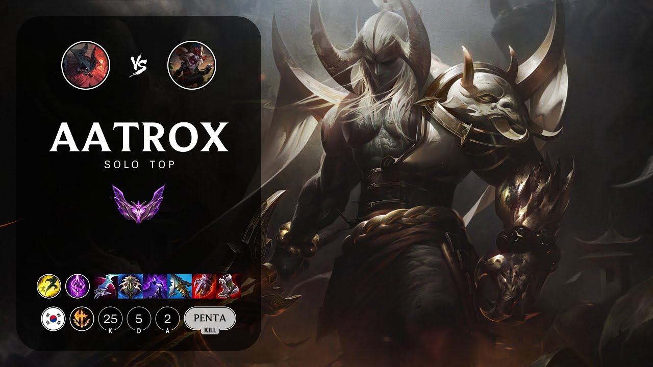 Aatrox Top vs Kled - KR Master Patch 14.5