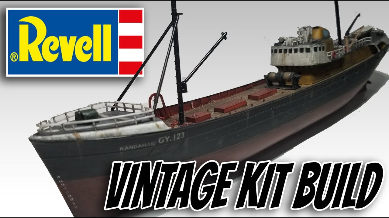 Revell Fishing Trawler Kandahar Vintage Model Kit full build