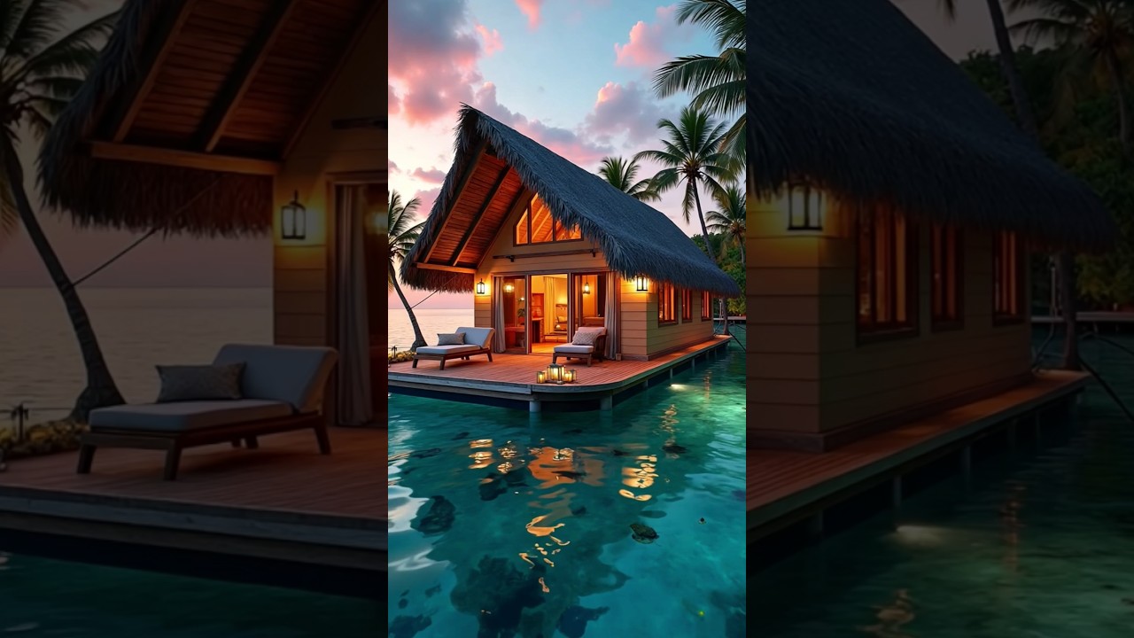 Floating Paradise! 🏝✨ This Overwater Houseboat is a Dream Home!