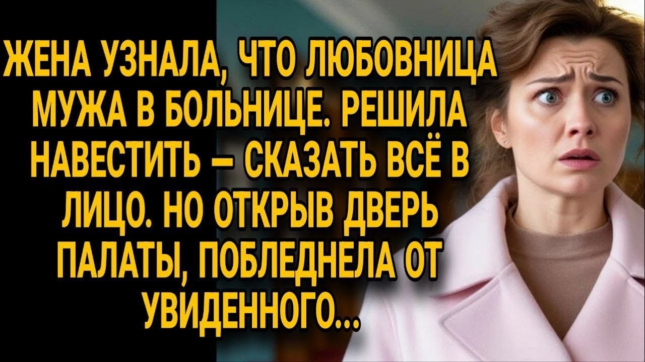 Жена пришла в больницу к любовнице сказать всё в лицо , но побледнела от увиденного