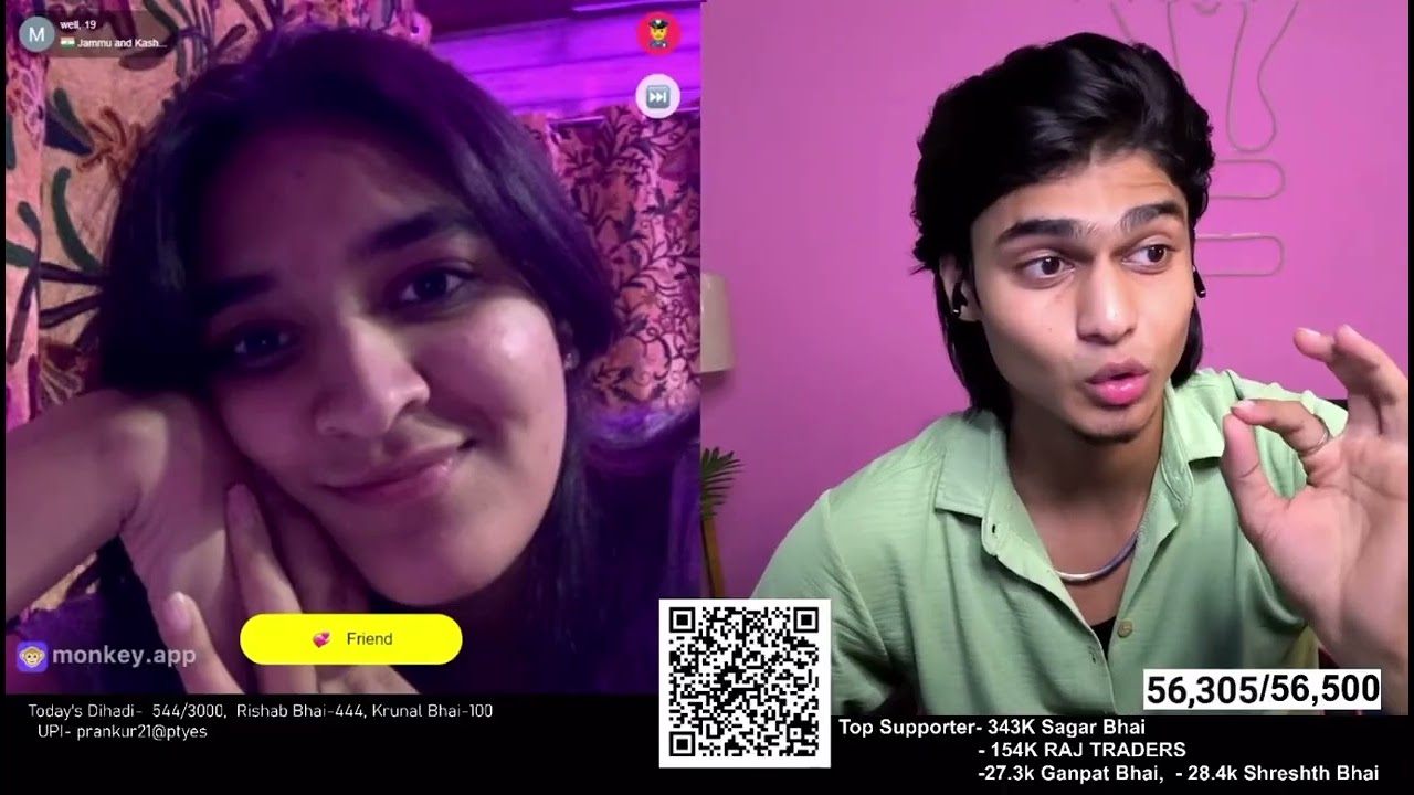 Kashmiri Girl on omegle @prankurv123 