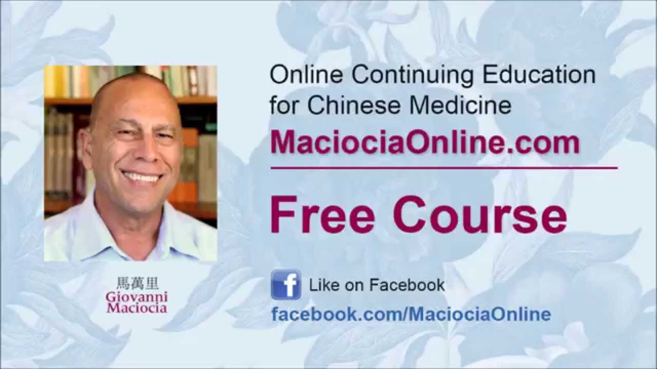 Giovanni Maciocia Lecture on GUI: Ghosts and Spirits in Chinese Medicine