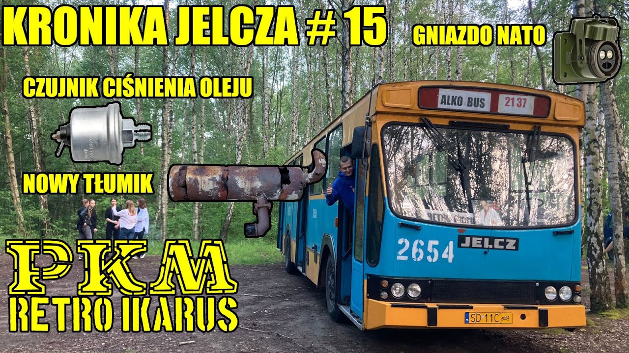 Kronika Jelcza #15 - Czujnik oleju, nowy tłumik, gniazdo NATO Jelcz M11