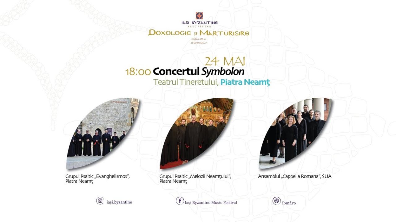 ⭕ Live: Concertul Symbolon - Piatra Neamț  | #IasiByzantine