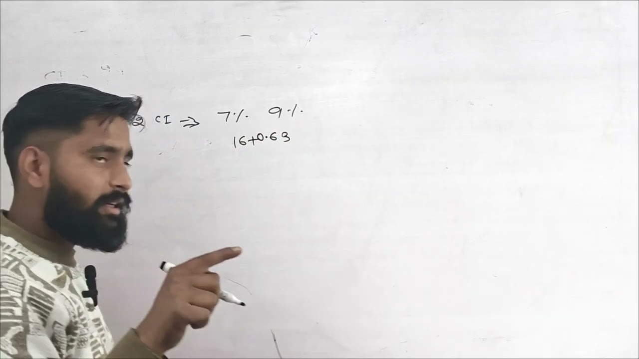 Compound Interest Trick | DP ,UP SI, GD Math Class By Sachin Sir Competition CI Questions Fast Solve