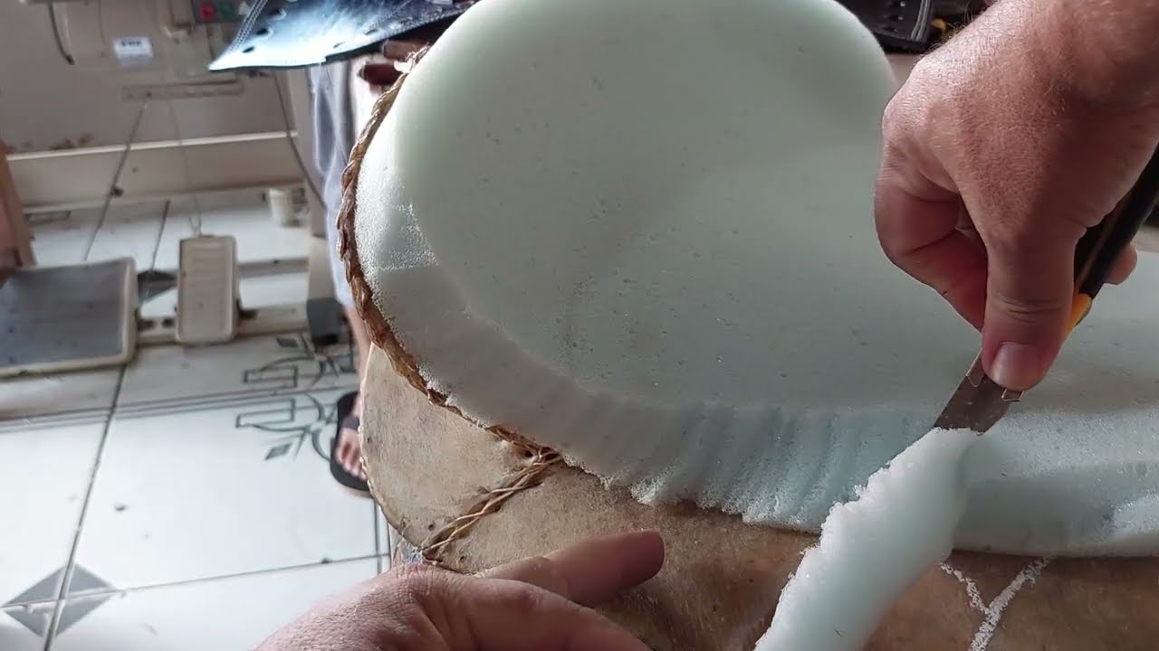 CORTE DA BORDAS DA ESPUMA DO ARREIO LOMBIL 🐎