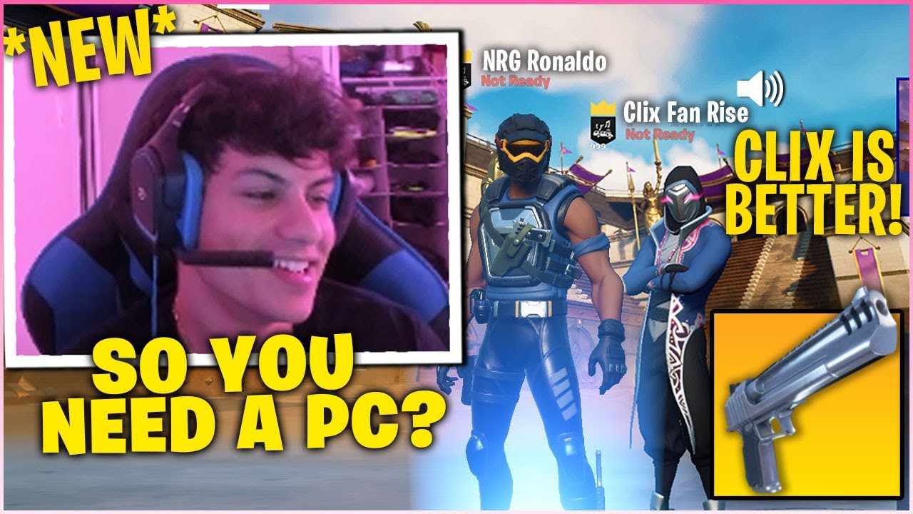 RONALDO Trolls CLIX Biggest FAN In SQUAD Fills & Reacts To The DEAGLE Back In Fortnite! (Hilarious)