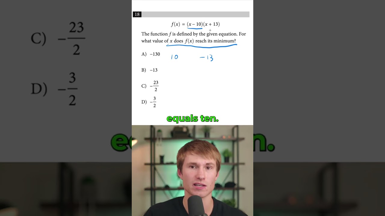 SAT Math Made Simple 👀