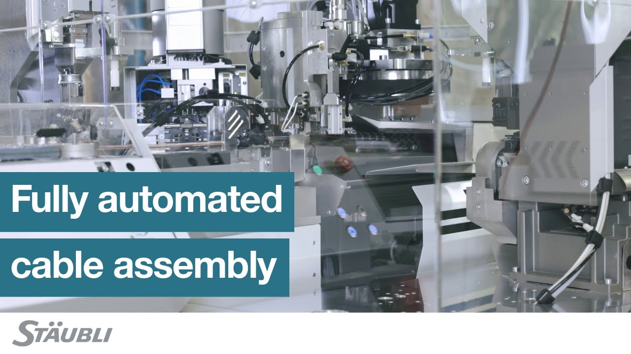 Fully automated cable assembly for our modular connectors CombiTac | St&auml;ubli
