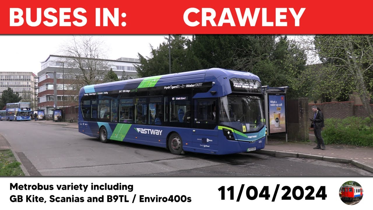 Buses in Crawley 11/04/2024