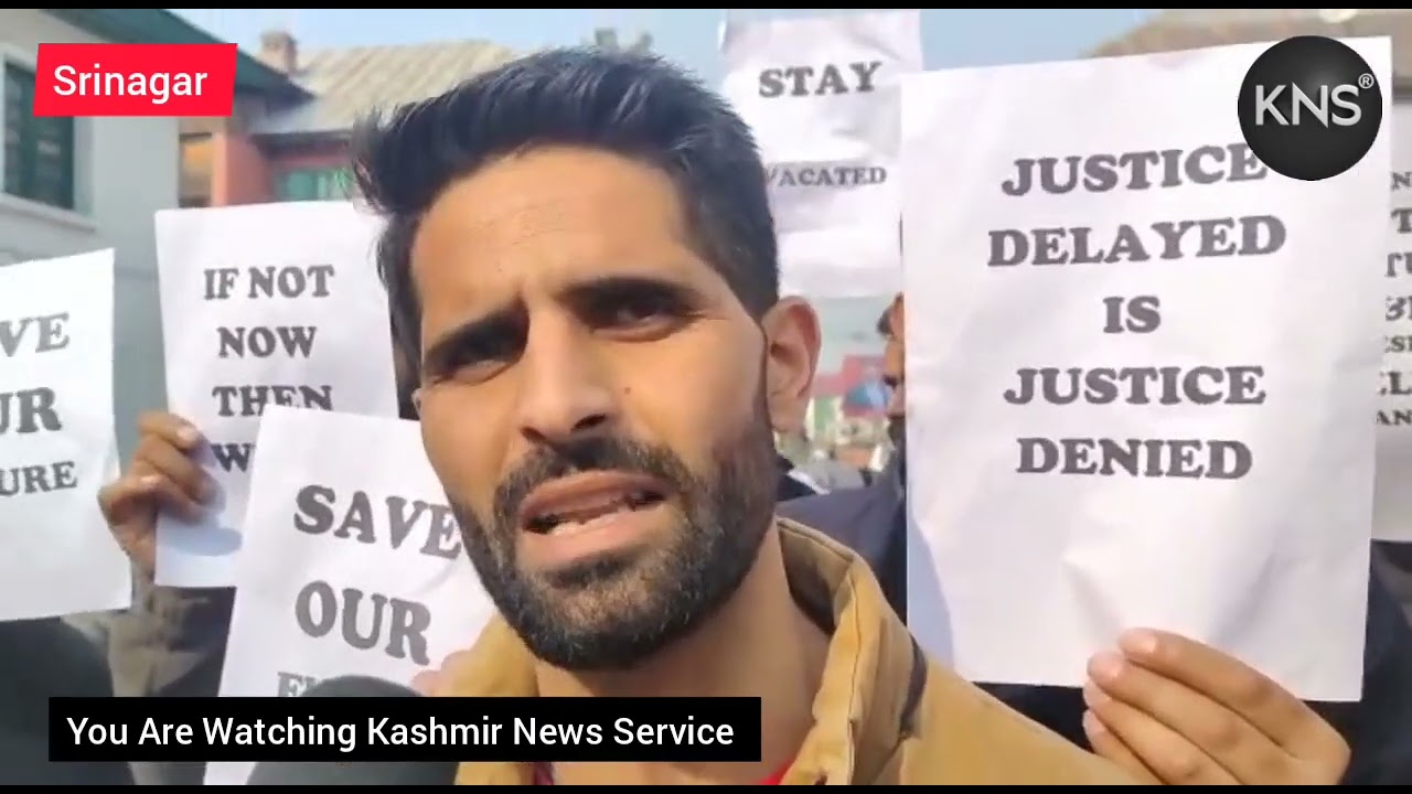 #Protest Health and medical edu dept job aspirants protest, demand selection list