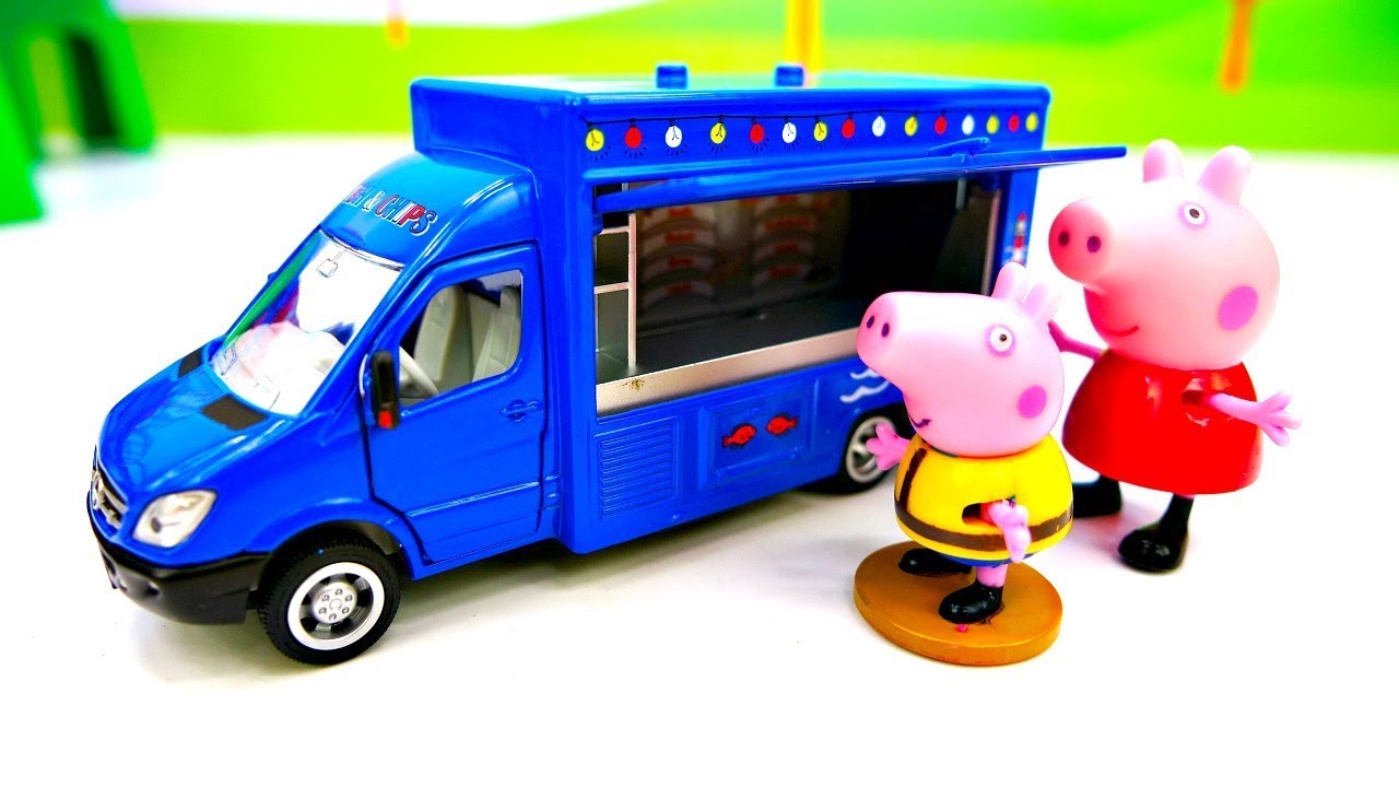 Video e giochi. Le macchinine e Peppa Pig giocattoli