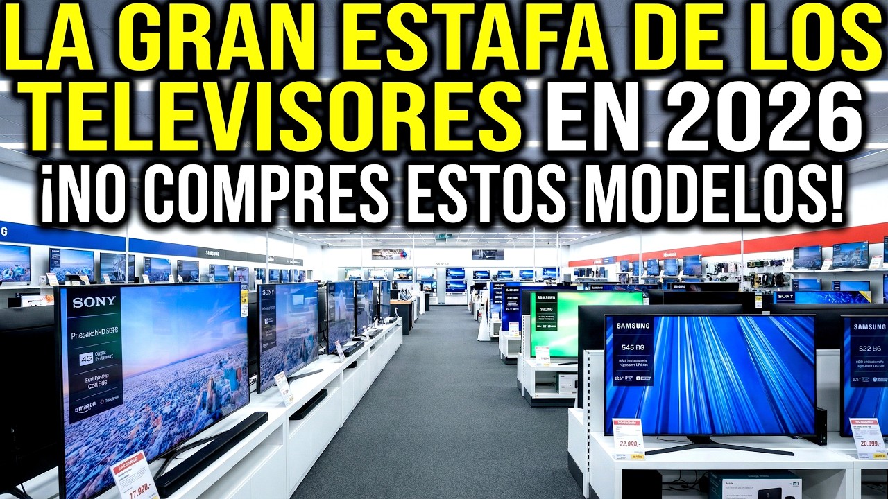 7 Televisores Que NADIE Debería Comprar en 2026 (Aquí Está el Motivo)