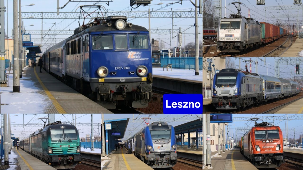 Pociągi na stacji Leszno IC, EIC, KW, PolRegio 