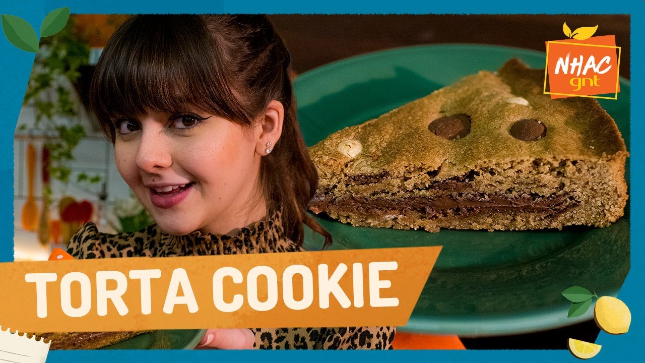 KLARA CASTANHO prepara TORTA COOKIE recheada com creme de avelã | Se Vira Aí