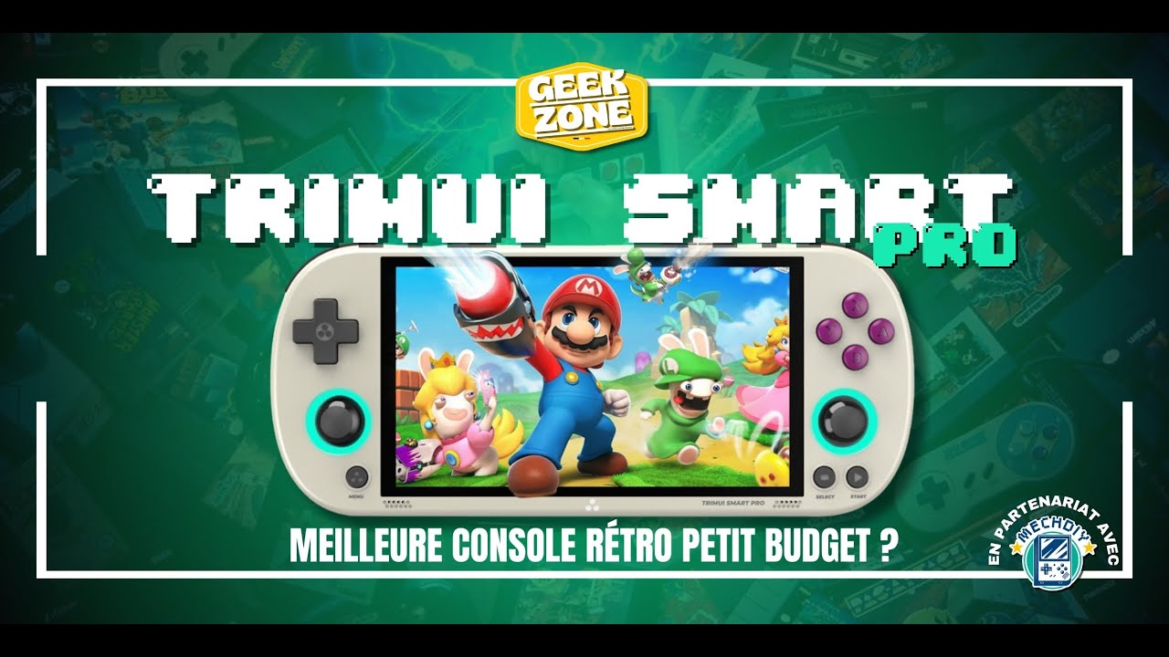 RÉTRO GAMING : TRIMUI SMART PRO avec CrossMix OS, bluffante !