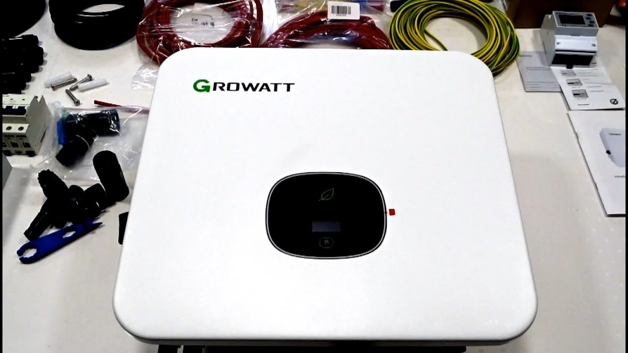 Сетевой инвертор Growatt для преобразования солнечной энергии, принцип работы и параметры.