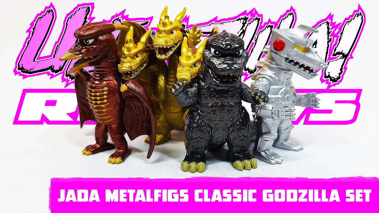 JADA TOYS METALFIGS CLASSIC GODZILLA SET | Review 2614