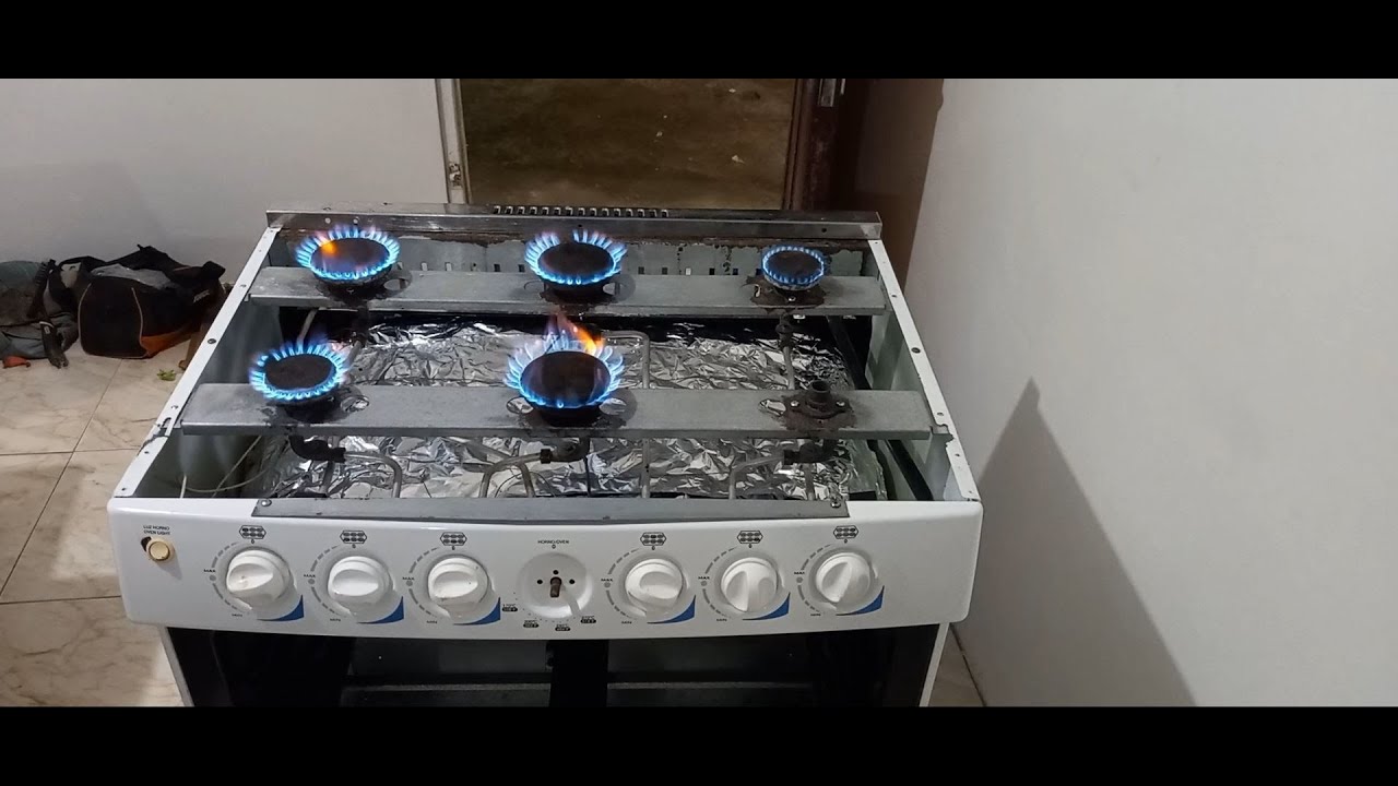 15 Years Old Kelvinator 6 Burner Gas Stove Restore Part 2