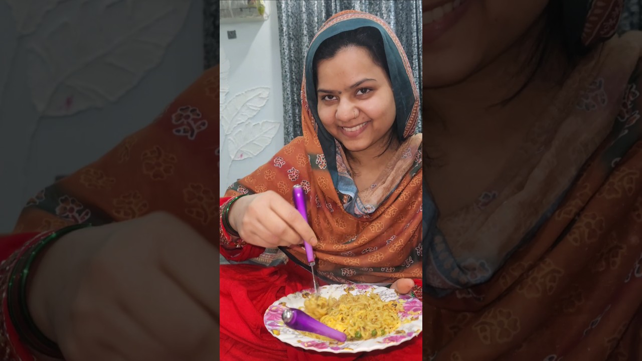Aaj to meri chutti 😉||husband ne mere liye Maggi banai||#minivlog #youtubeshorts #shorts