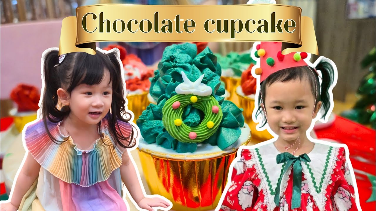Chocolate cupcake  แต่งหน้าคัพเค้กครั้งแรก สนุกจัง   | TP Planet 