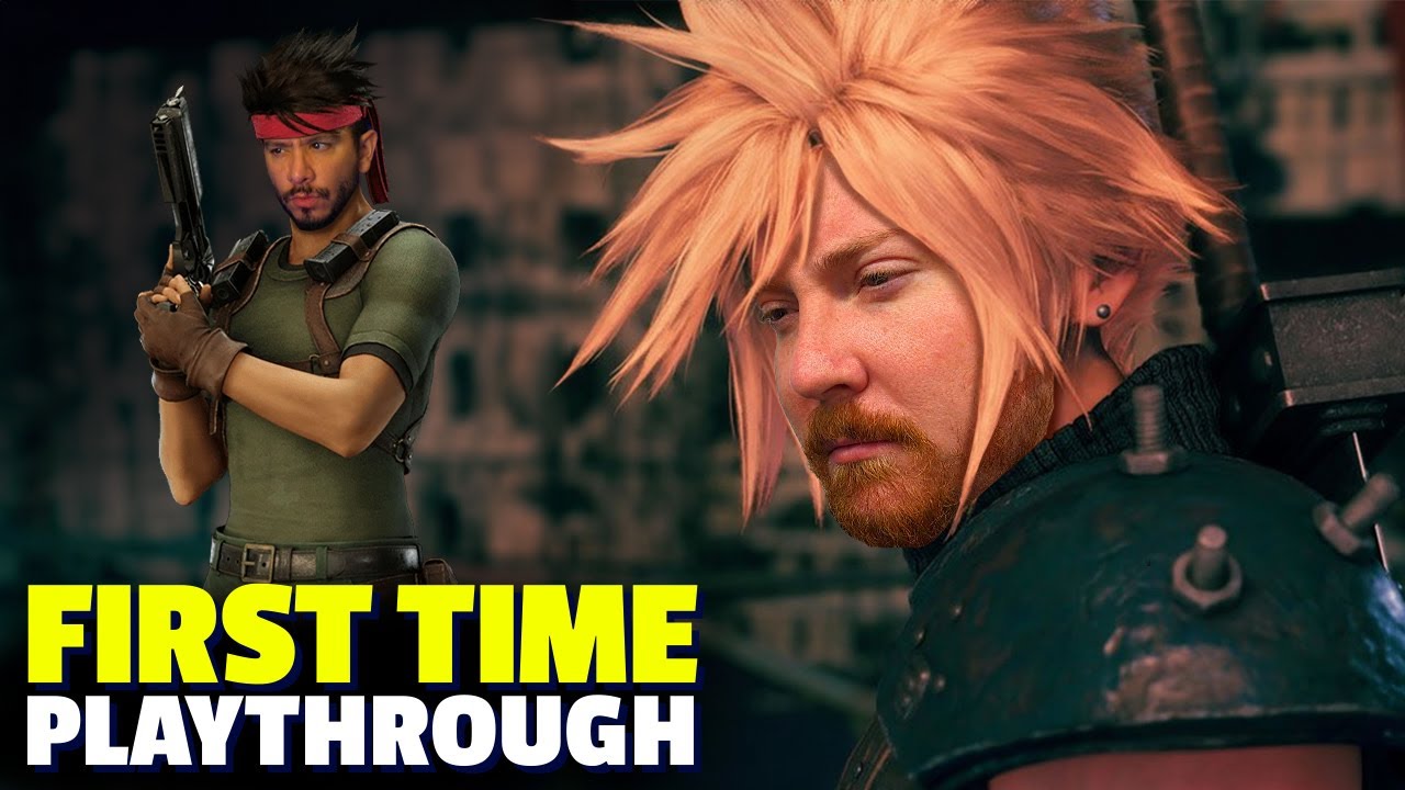 Mike's FIRST TIME PLAYING FINAL FANTASY 7