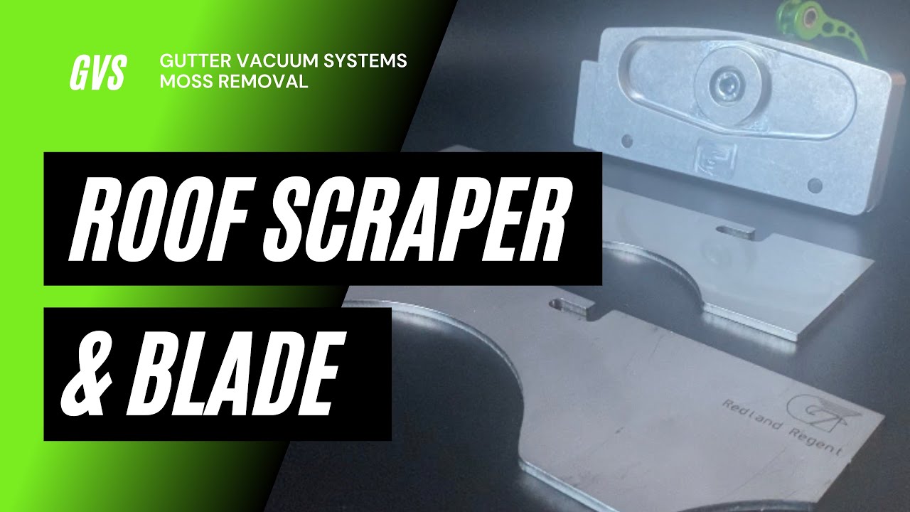 GVS Roof Scraper without nuts and bolts! A demonstration of our  innovative scraper head & blades.