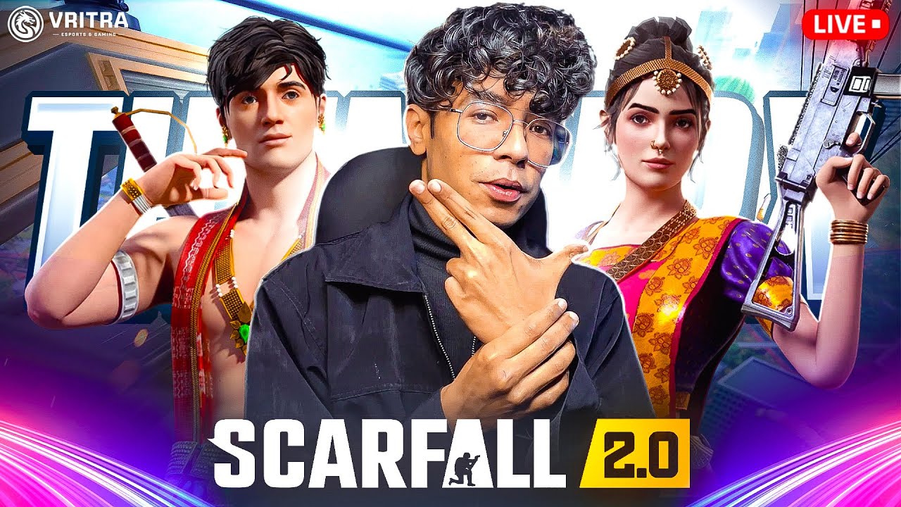 🔴ScarFall 2.0 LIVE &mdash; iOS Version Released! | Indian Battle Royale Gameplay 2025 🚀