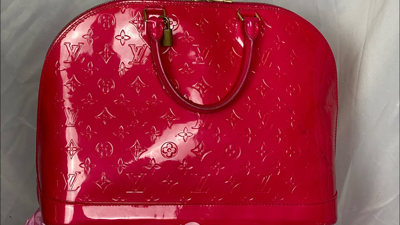 Louis Vuitton Alma Gm Rose Vernis Review
