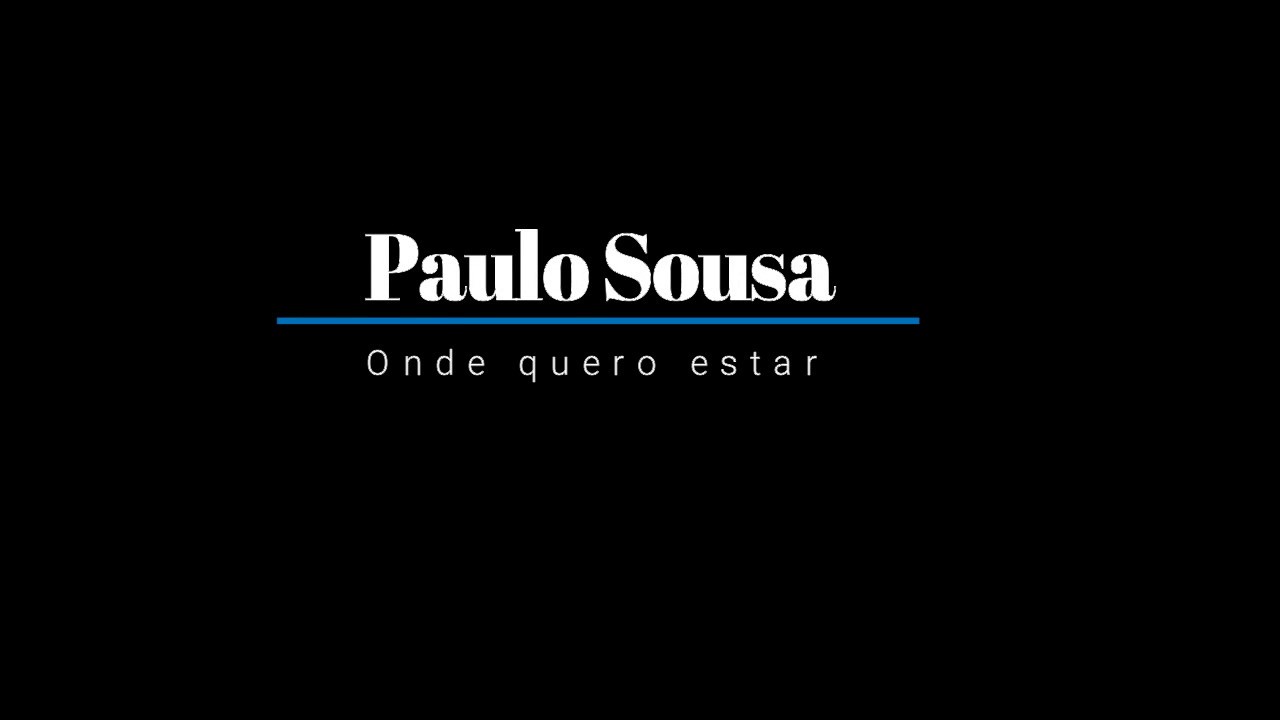Paulo Sousa- Onde quero estar (Letra)