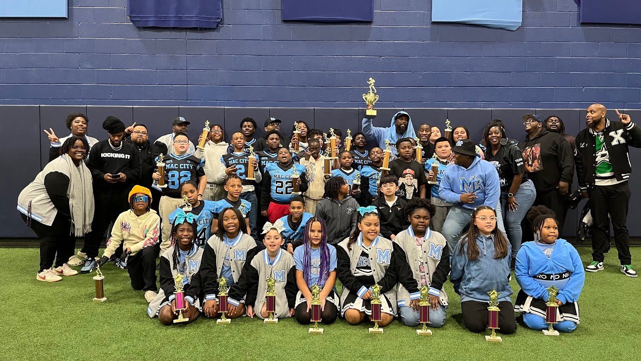 Mac City 10u & 12 U football & cheer leader banquet Mac City 10u & 12u