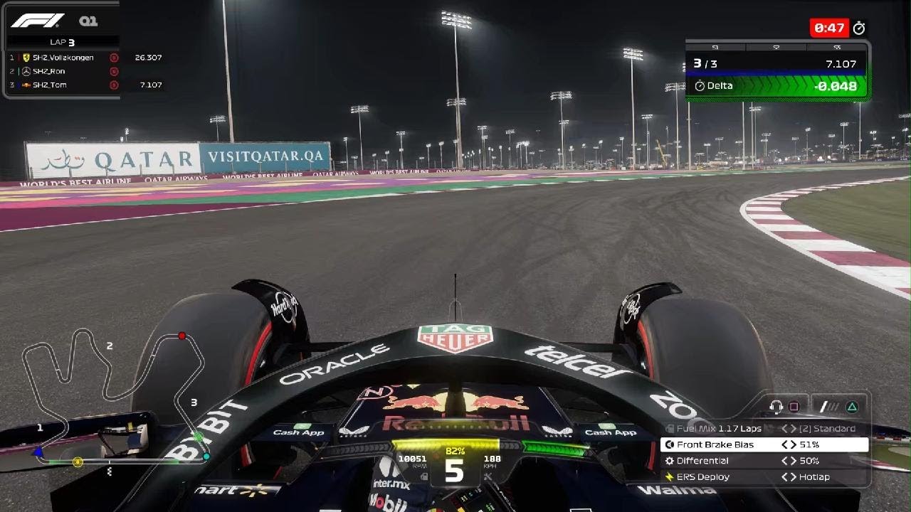 F1 23 Qatar Hotlap 1:19.984