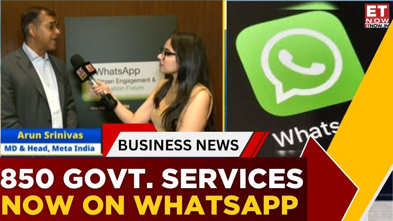 Meta India MD Said Around 850 Citizen Services Are Now Live On Whatsapp | Arun Srinivas | Exclusive