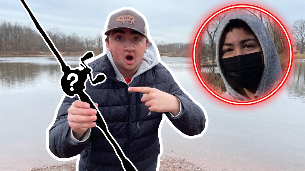 SURPRISING BEST FRIEND with DREAM FISHING REEL!