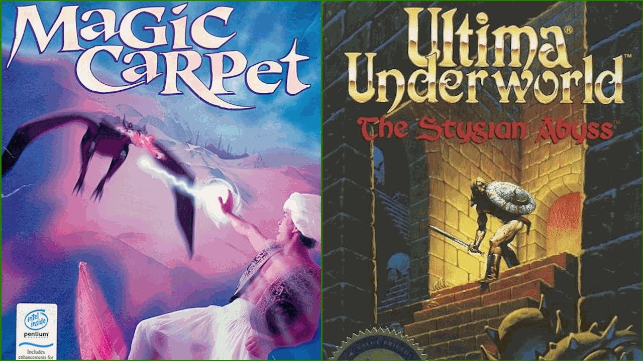 (0044) Magic Carpet, part 2 || Ultima Underworld, part 2 - DOSember Double Feature