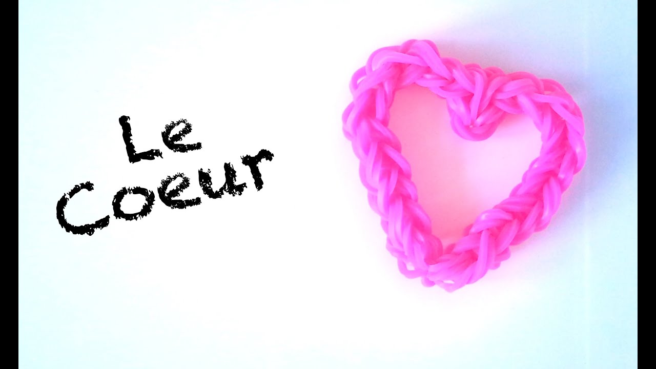 Comment faire un coeur avec des élastiques sans machine