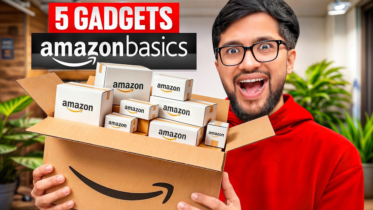 5 USEFUL AMAZON BASICS GADGETS !
