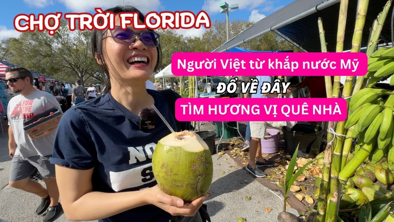Người Việt buôn bán tấp nập ở khu chợ trời Florida