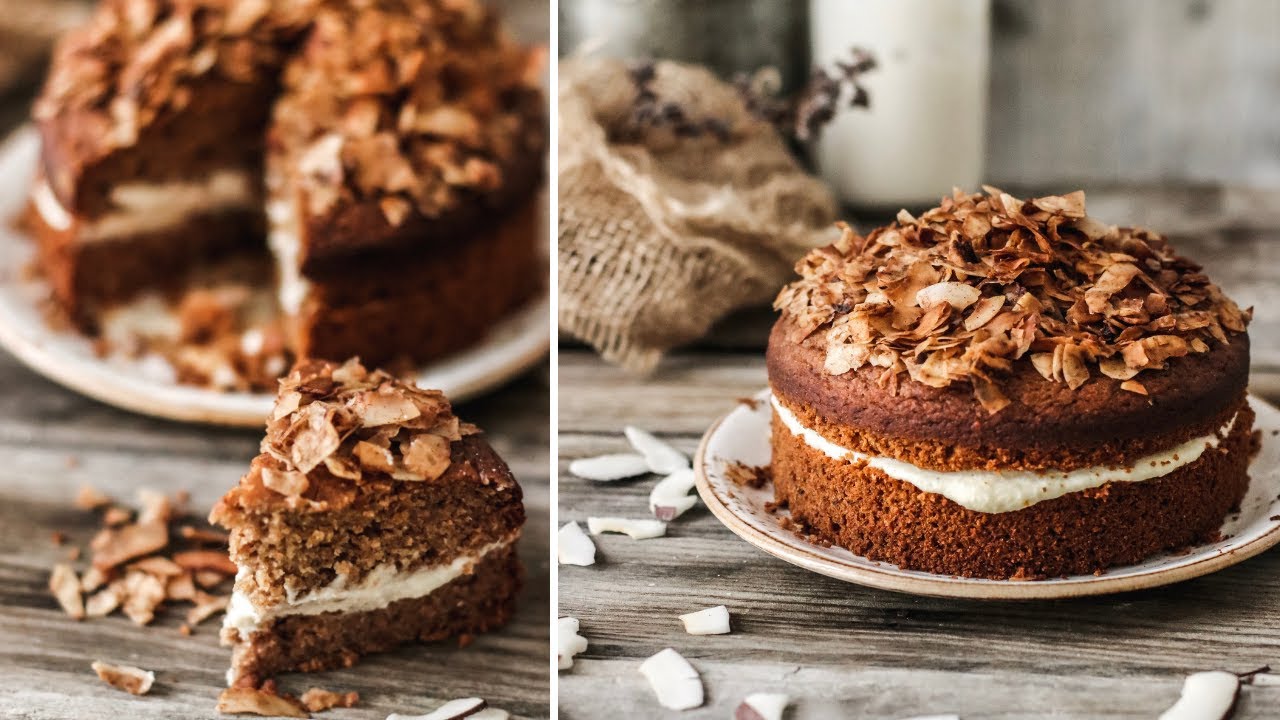 BIZCOCHO DE COCO RELLENO | FÁCIL Y SALUDABLE | Delicious Martha