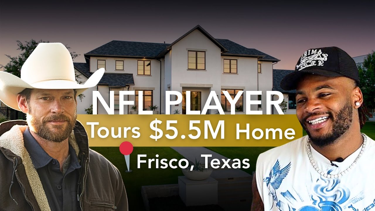 NFL Player Tours $5.5M Home in Frisco, Texas