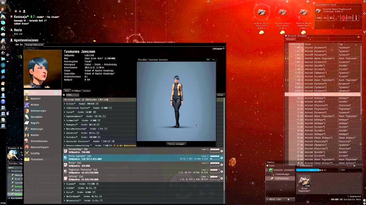 Eve Online - Erzabbau mit Covetor