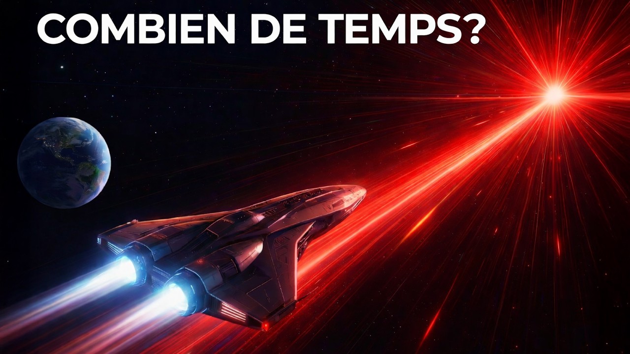 Combien de temps pour parcourir une ANNÉE-LUMIÈRE ?