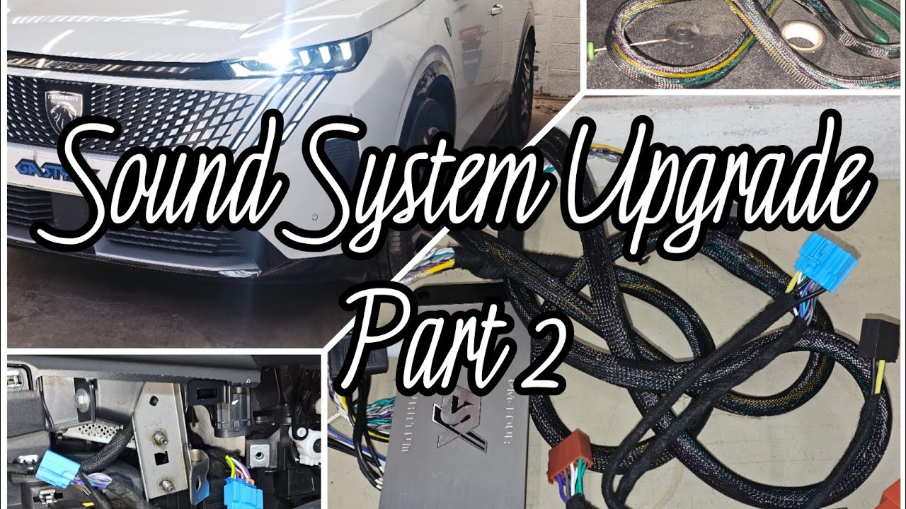 Полная модернизация аудиосистемы Peugeot 3008 2025. Установка четырёхканального усилителя и голов...