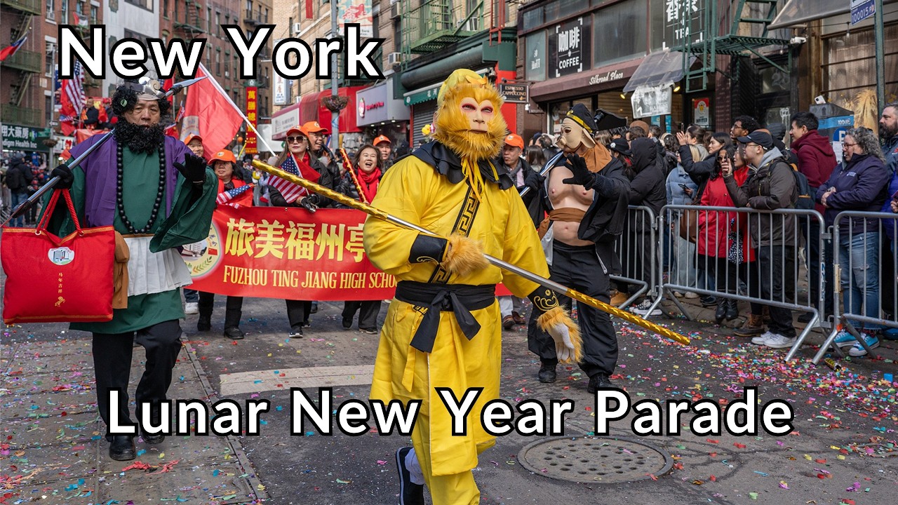 New York City: Lunar New Year Parade 2026 Year of the Horse 🐴 | 4K