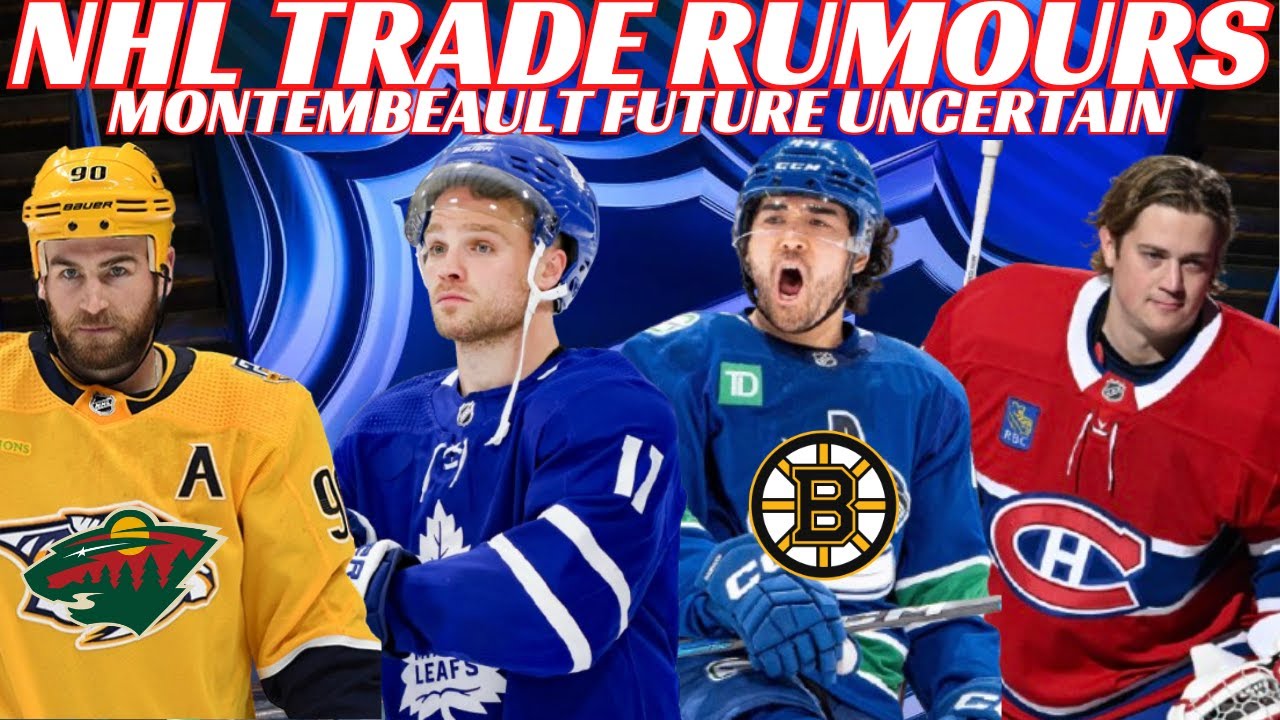 NHL Trade Rumours - Habs, Leafs, Wild, Canucks, Bruins, Celebrini Ties Record & Habs Sign Prospect