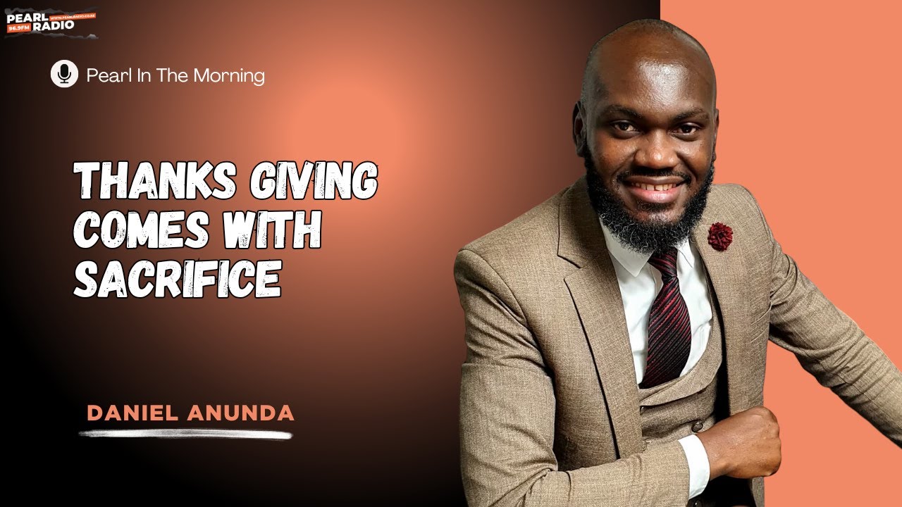 THANKS GIVING COMES WITH SACRIFICE MORNING DEVOTION